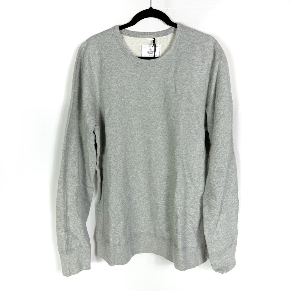 Reigning Champ Sweatshirt Midweight Heather Grey Crew Neck Mens Sz XL